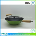 30CM Wholesale products china cast iron enamel wok/pot
